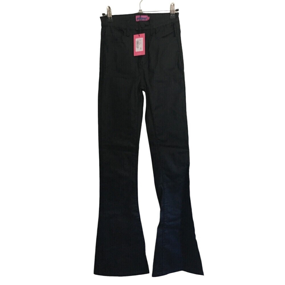 Edikted Pants Women's Size XS Black Flare Leg Stretch